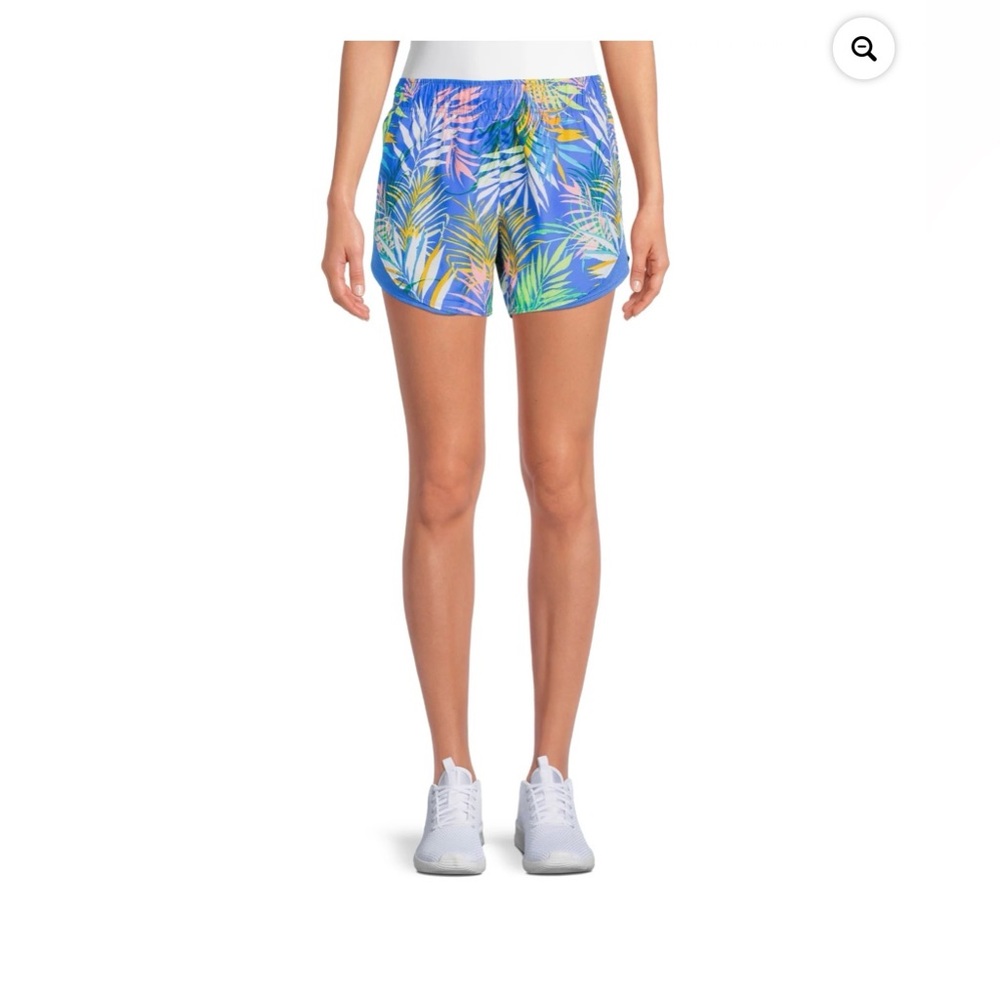 Avia 2-Piece Activewear Set - Tropical Palm Print - Size Medium - Picture 3 of 12